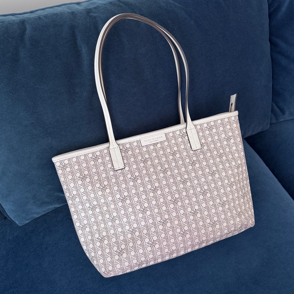 Tory Burch‎ small Ever-Ready tote bag ivory white